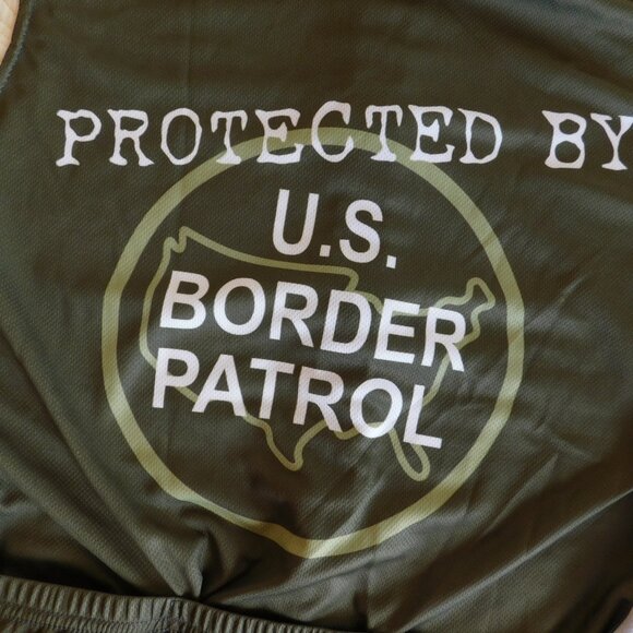 Limited Edition USBP Border Patrol full zip race fit cycling training jersey - Picture 12 of 12